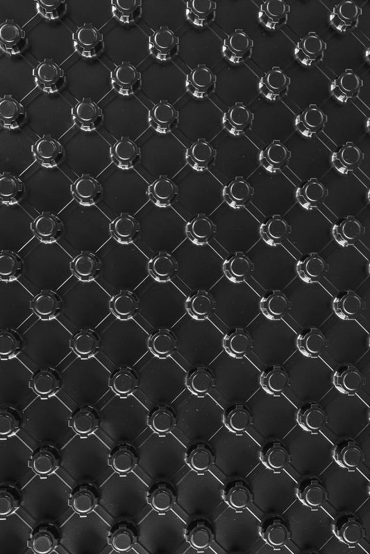 Placa cu nuturi EPS 150 grosime 20mm cu folie neagra 0.6mm, 11.2 mp pe bax