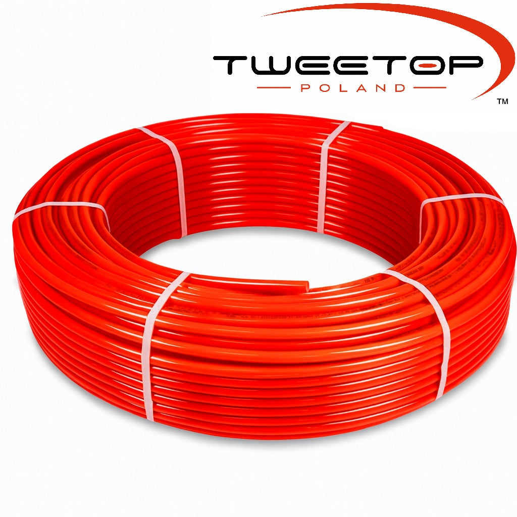 Colac teava TWEETOP Polonia, bariera de oxigen EVOH, diametru 16x2 mm, utilizata la sisteme de incalzire prin pardoseala