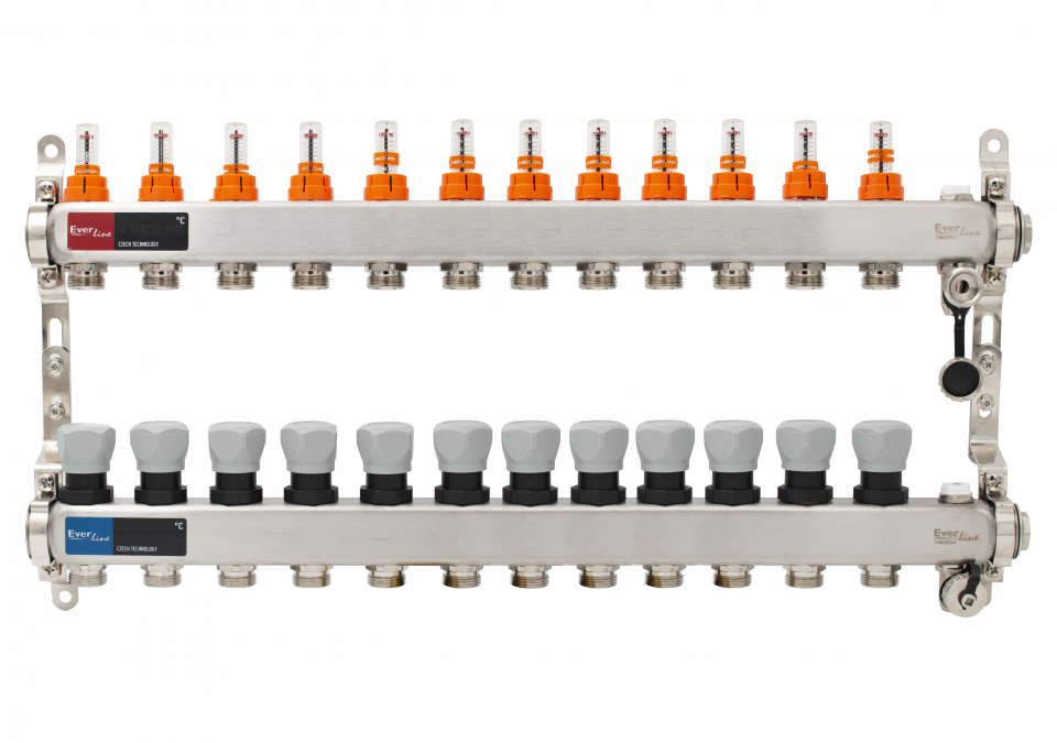 colector incalzire pardoseala 12 cai inox