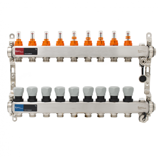 colector incalzire pardoseala 9 cai inox